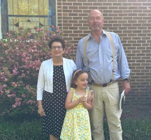 Jeff Ellis pictured with his wife Kimberly and granddaughter.